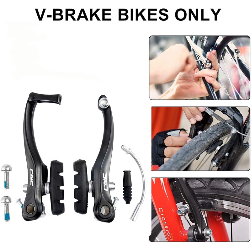 Chooee V-Brake Brake Shoes 2 Pairs 55 mm Brake Pads