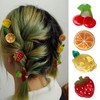 8PK Mini Fruit Hair Claw Clips for Girls Cute Cherry