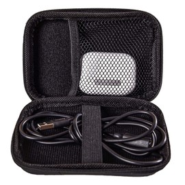 Ezranova Bag Compatible with Nelko P21 Case, SUPVAN E10/E16 Labelling Device, for PRT/NIIMBOT D110/Pristar P15 Label Printer, Mini Bluetooth Handheld Label Printer Bag (Black)