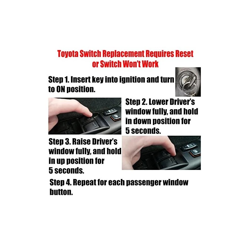 SWITCHDOCTOR Window Master Switch for 2009-2012 Toyota Corolla