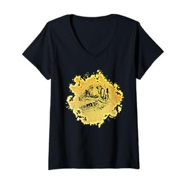 Womens Tyrannosaurus Rex T-Rex Dinosaur V-Neck T-Shirt