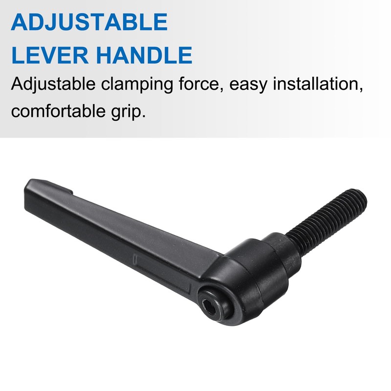 sourcing map 2pcs Lever Adjustable Handles M8 x 25mm Metric
