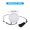 LED Poi Balls: Set of 2 Poi Ball Set LED
