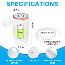 Water Table Pump,Water Pump for Water Table 4 Hours Lasting time Battery Powered Pump for Kids Sand Water Play Table