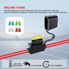 Anderson Connector to Ring Terminal Battery Cable 10AWG, Powerpole Style