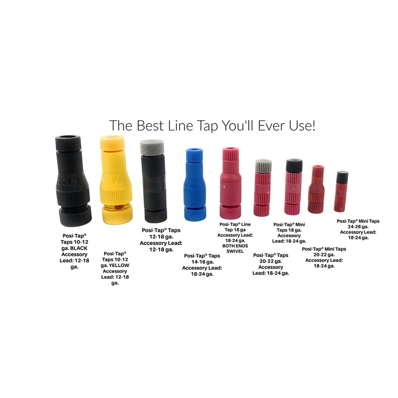 Posi-Tap taps 14-16 ga. Pack of 6. Posi Taps (Choose