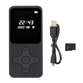MP3 MP4 Player Bluetooth 5.0 Ultra Thin Digital LCD 1.77 Inch Screen HD Speaker FM Radio Portable HiFi Music Player With 8G Memory Card
