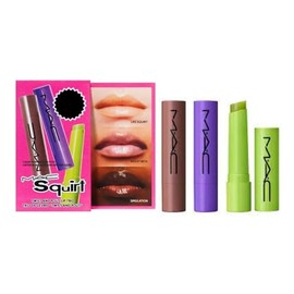 MAC Cosmetics M.A.C Squirt Twist and Pout Lip Trio - Like Squirt - Violet Beta - Simulation - Full Size