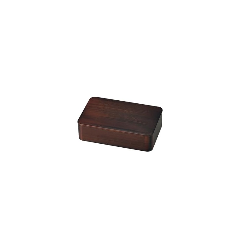 Tatsumiya 30470 Wood Grain Lunch, 1-Tier Lunch, Tochigeki Grain 1000