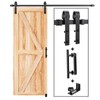 EaseLife 5.3 FT Sliding Barn Door Track and Handle Hardware