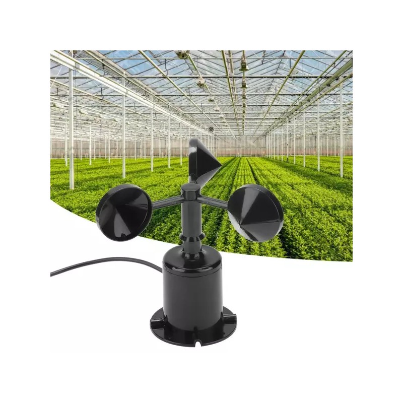 풍속 센서 0-70m/s 환경 출력 펄스형 3컵 풍속계 Anemometer 0-70m/s