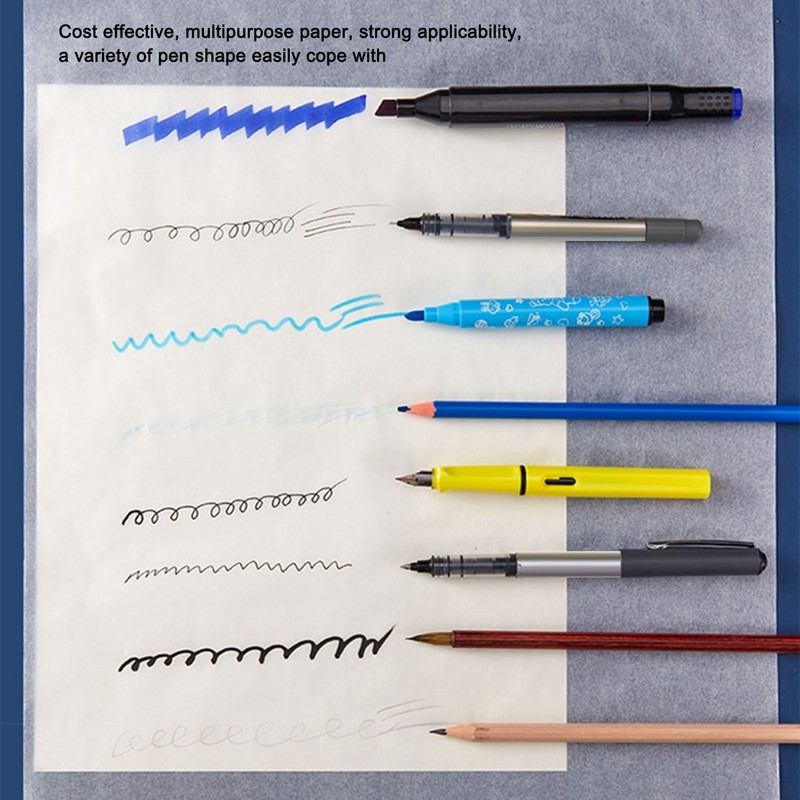 18in 44cm Wide Tracing Paper Roll White High Transparency Clear