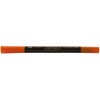 Tsukineko Fabrico Fabric Duel Ended Marker - Tangerine