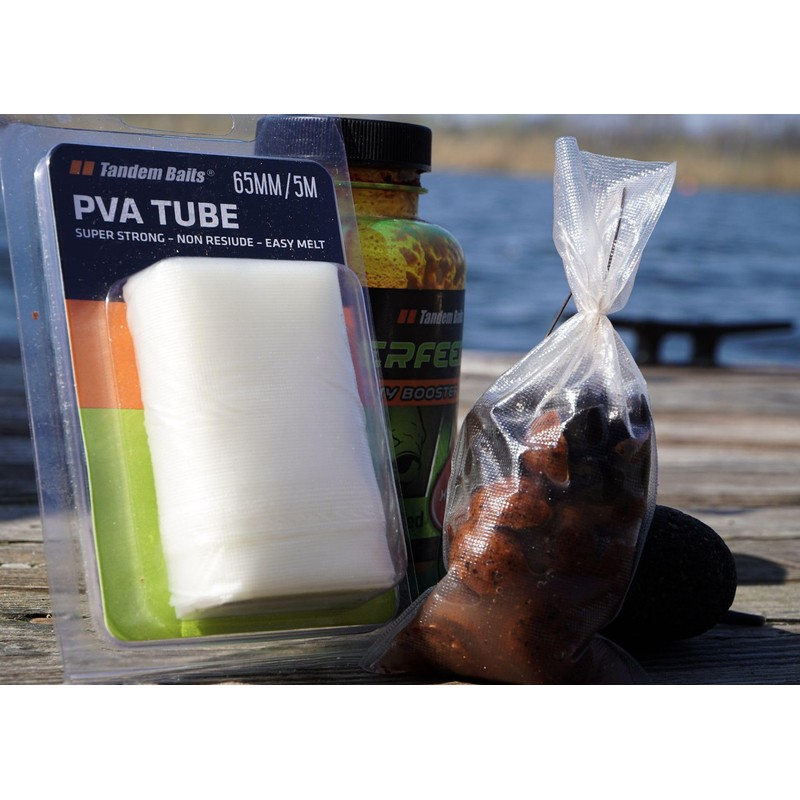 Tandem Baits 2 Pack PVA Tunnel Perforated Mesh PVA Bags
