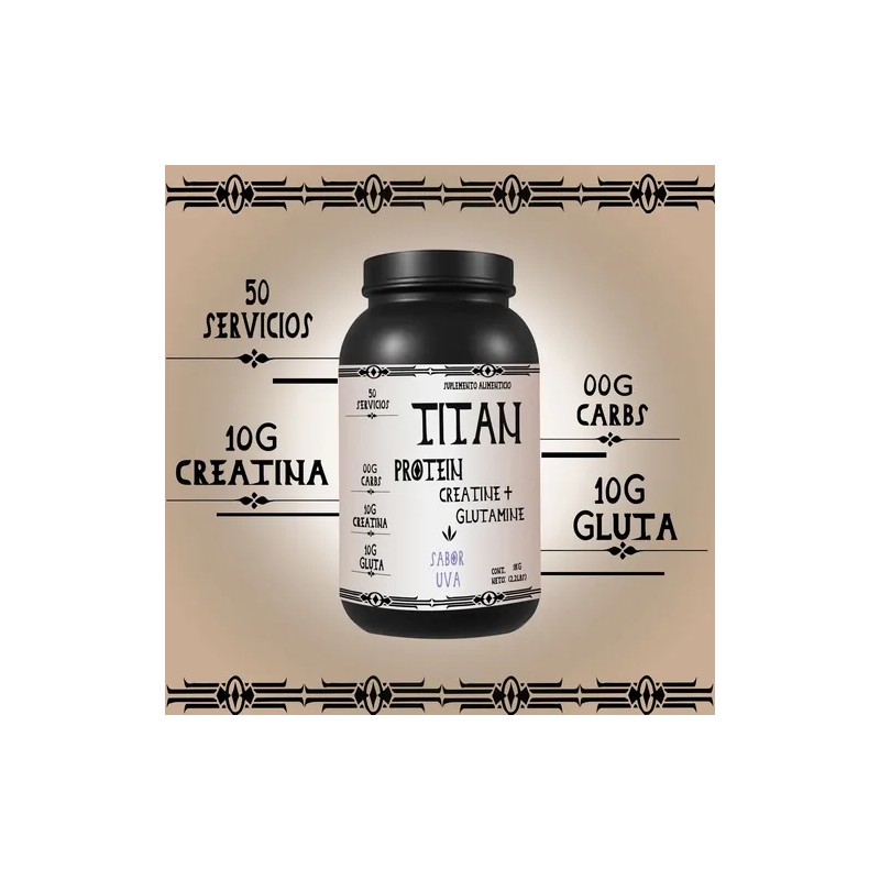 Aminoácidos Pre Creatina +glutamina Titan 1kg Varios Sabores