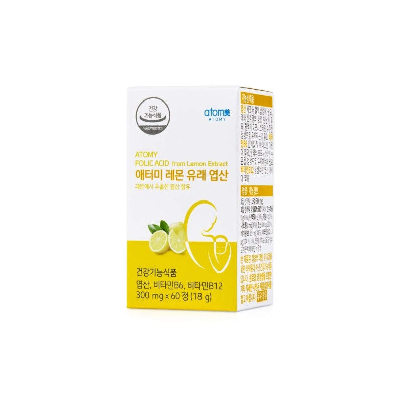 Atomy [Atomy] Lemon-derived folic acid (60 tablets, 2-month supply) /