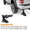 Rear Bed Step,Retractable Bed Step Bumper Step for 2019-2024 Dodge