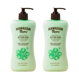 Hawaiian Tropic Lime Coolada Body Lotion and Daily Moisturizer After Sun, 16 Fl Oz (Pack of 2)