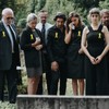 50 Pcs Memorial Funeral Ribbon with Cross Pins, Yellow
