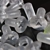 25 x Crosshead Countersunk Screw Nuts and Bolts, Transparent Clear
