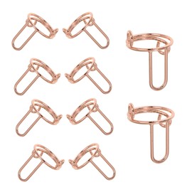 Mikinona Versatile Nail Rings 10 Pack Fingertip Nail Bands Fashionable Manicure Decor for Women