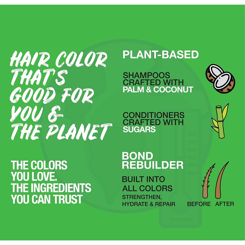 Purple Color Depositing Shampoo - Semi Permanent Hair Color with