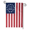 Patriotic 250th Anniversary USA Garden Flag - Double-Sided 12x18 Inch