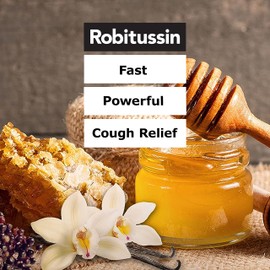 Robitussin Honey DM Max Cough Plus Chest Congestion and Robitussin Maximum Strength Honey Nighttime Cough DM, Adult Formulas - 2 x 4 Fl Oz Bottles