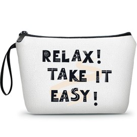 KONSOM - Regalos de cumpleaños para amigos, regalos para mujeres, pequeña bolsa de cosméticos, regalos inspiradores para mujeres, regalos de positividad, regalos para hermanas de hermanas adultas,