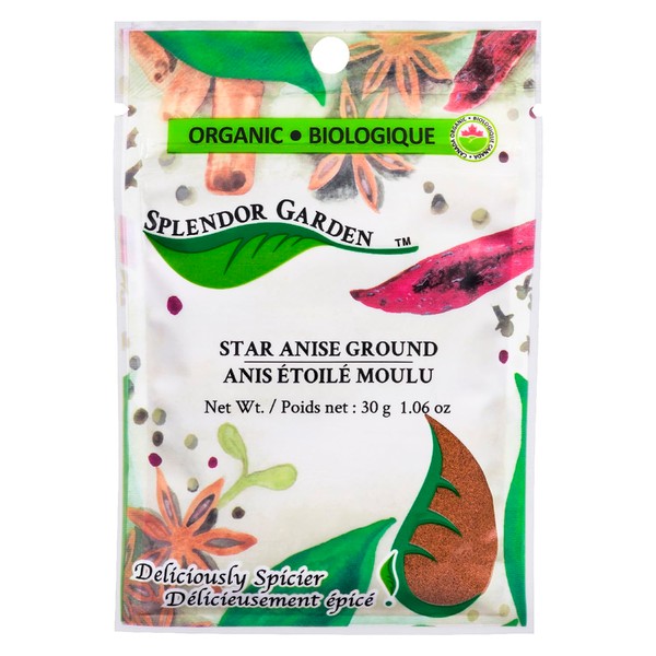 Splendor Garden Organic Star Anise Ground 30g