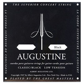 Augustine Black Label Classical Guitar Strings Set