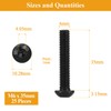 25 Pieces M6 x 35mm Button Head Socket Cap Screws,