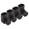 4pcs IEC320 C14 to IEC320 C13 Power Adapter Professional C14