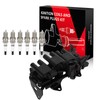 ANPART 1 ignition coils with 6 iridium Spark Plugs for