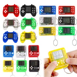 18Pcs Video Game Party Favors, Video Game Party Bag Fillers for Kids, Video Game Keychain for Kids Birthday Supplies Gaming Party Favors Classroom Prizes