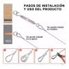 cuerda de alambre 50m Steel Tensioner Cable Kit,kit De Cable