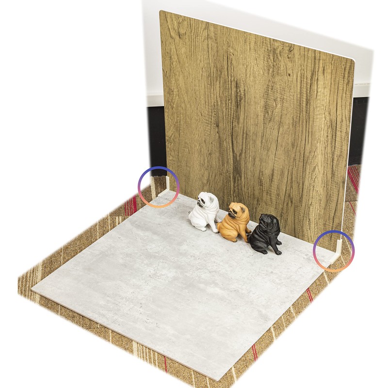 Adjustable Universal Backdrop Board Bracket Vertical L Shape Background Holder