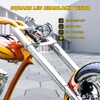 VINTGMT 4.5" Motorcycle Headlight Led Headlamp Assembly Visor High Low