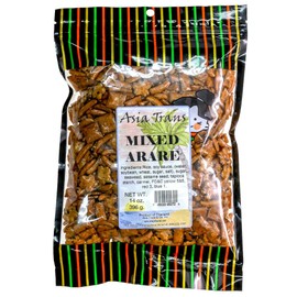 Asia Trans Mixed Arare Rice Crackers - Hawaiian Favorite - Sweet & Salty Japanese Crunchy Gourmet Trail Mix Snack