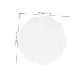 FOMIYES 100pcs Facial Cleansing Wipes: Flower-shaped Makeup Pads -disposable Toner & Cleanser Pads - Eye Makeup Remover Cloths for Sensitive Skin Care