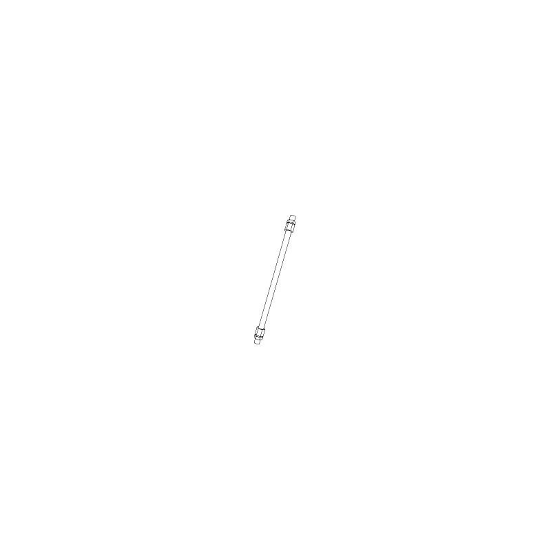 Boss Part # HYD09922 - Hydraulic Hose 1/4 x 18