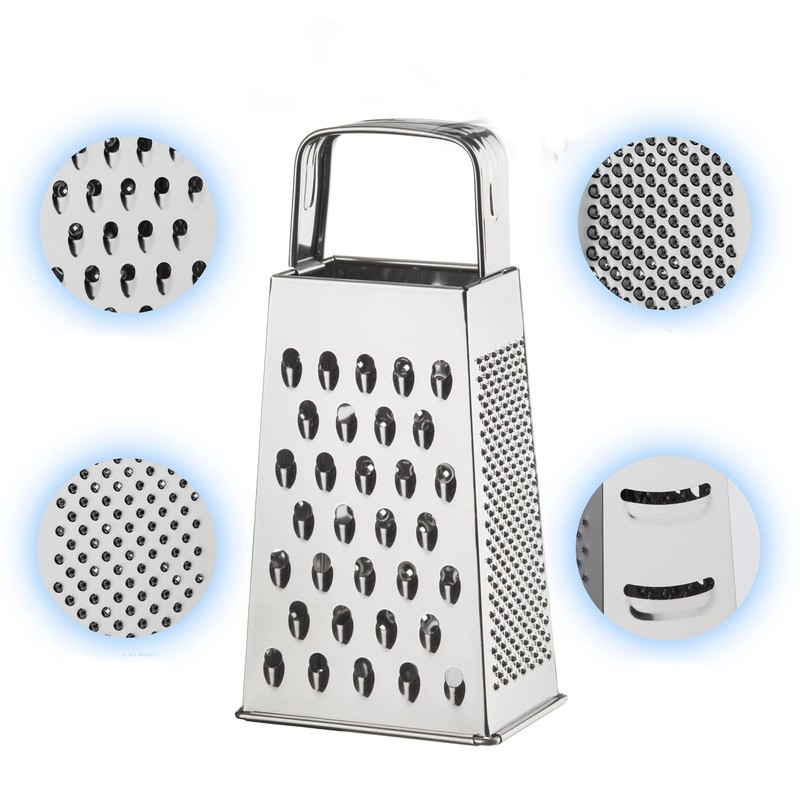 Kitchen Grater Hexagonal Grater Stainless Steel 23 cm High