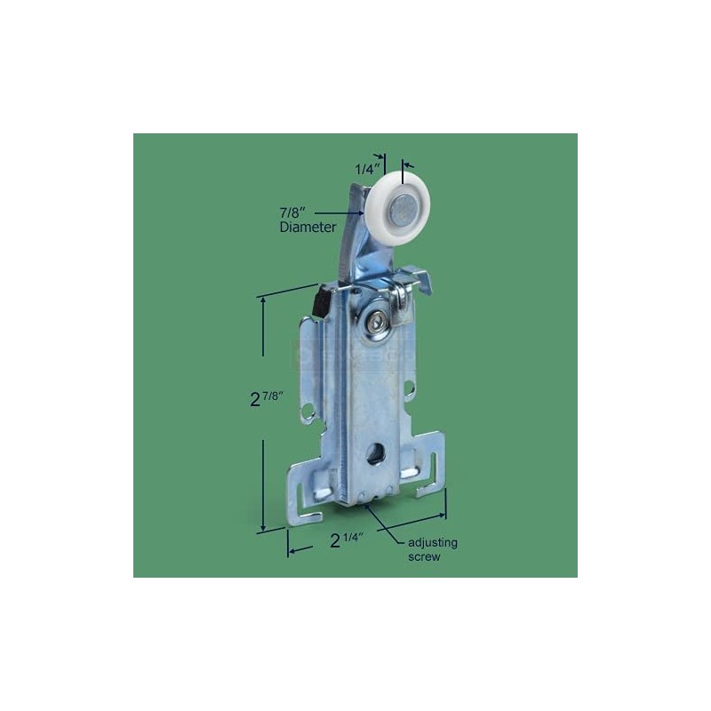 1 PC N-6550 Replacement Wheel for Acme Style Wardrobe Sliding