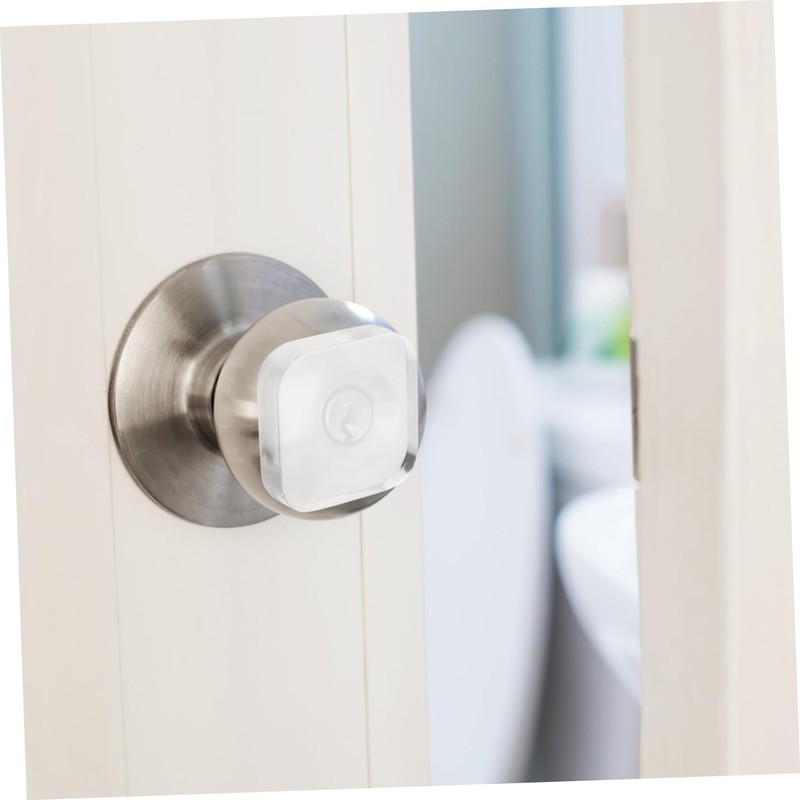 Ciieeo 6Pcs Transparent PU Door Stopper Wall Protector for Door