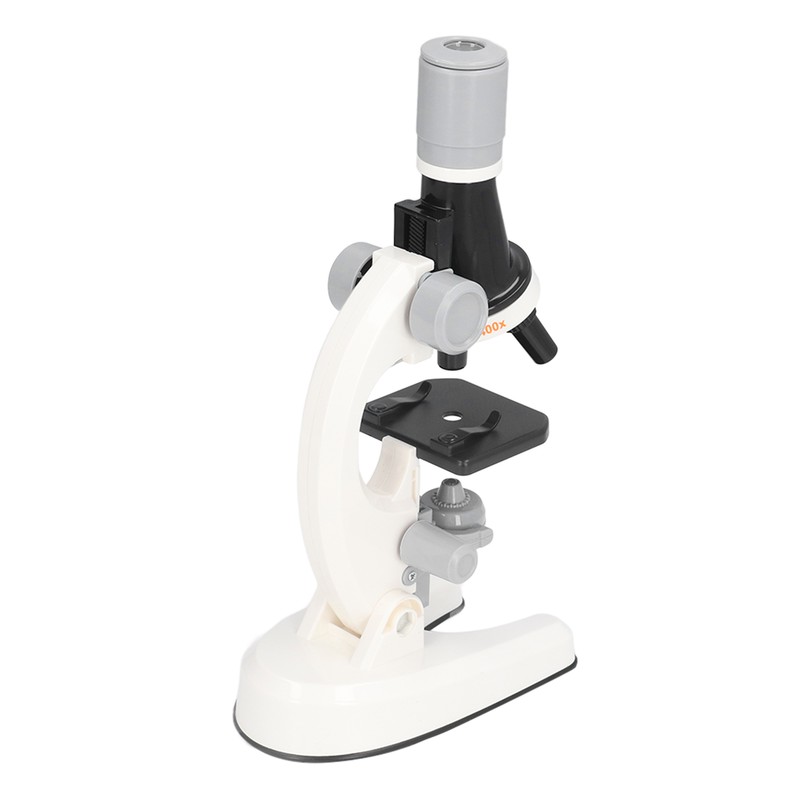 Kids Microscope Kit LED 1200X Microscope with Specimen Slides Science