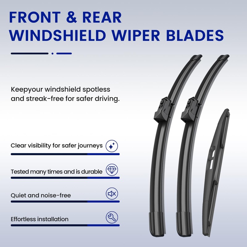 EMITHSUN® Windshield Wipers for 2017-2023 Subaru Impreza 2018-2023 Subaru Crosstrek