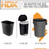 HDX 50 Gal. Black Extra Large Trash Bags (100-Count)
