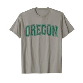 STATE OF OREGON VARSITY STYLE TEXT SPORTS JERSEY T-Shirt