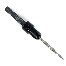 FTG USA Adjustable Wood Countersink Drill Bit #6 (9/64") with Tapered Drill Bit for Woodwork