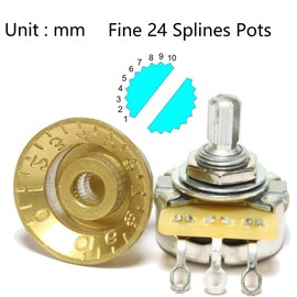 harpfeas 4PCS Imperial Inch Size 2 Volume and 2 Tone Speed Control Knobs Set for Gibson Les Paul Electric Guitar Replacement (Amber)